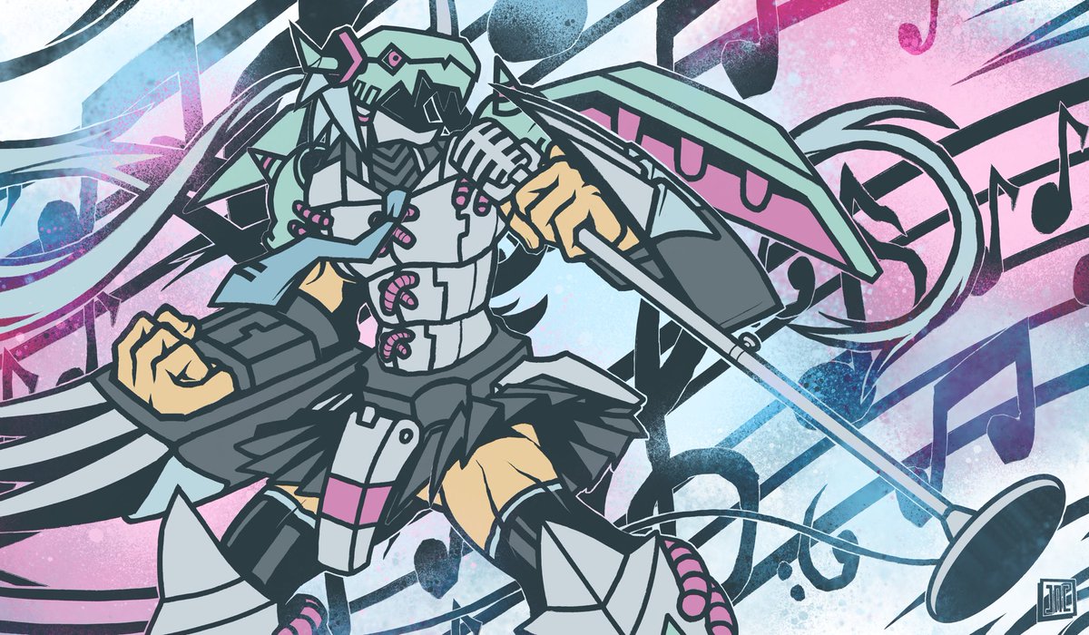 Remember when I drew Hatsune Miku WarGreymon? I try to forget too 😅
