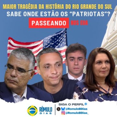 Eles voltaram do passeio pra atazanar a vida dos gaúchos com mentiras e mais passeios de jetski.
Esses vagabundos nunca fazem nada a não ser atrofiar as ações do Governo Federal com divulgação de mentiras diuturnamente.