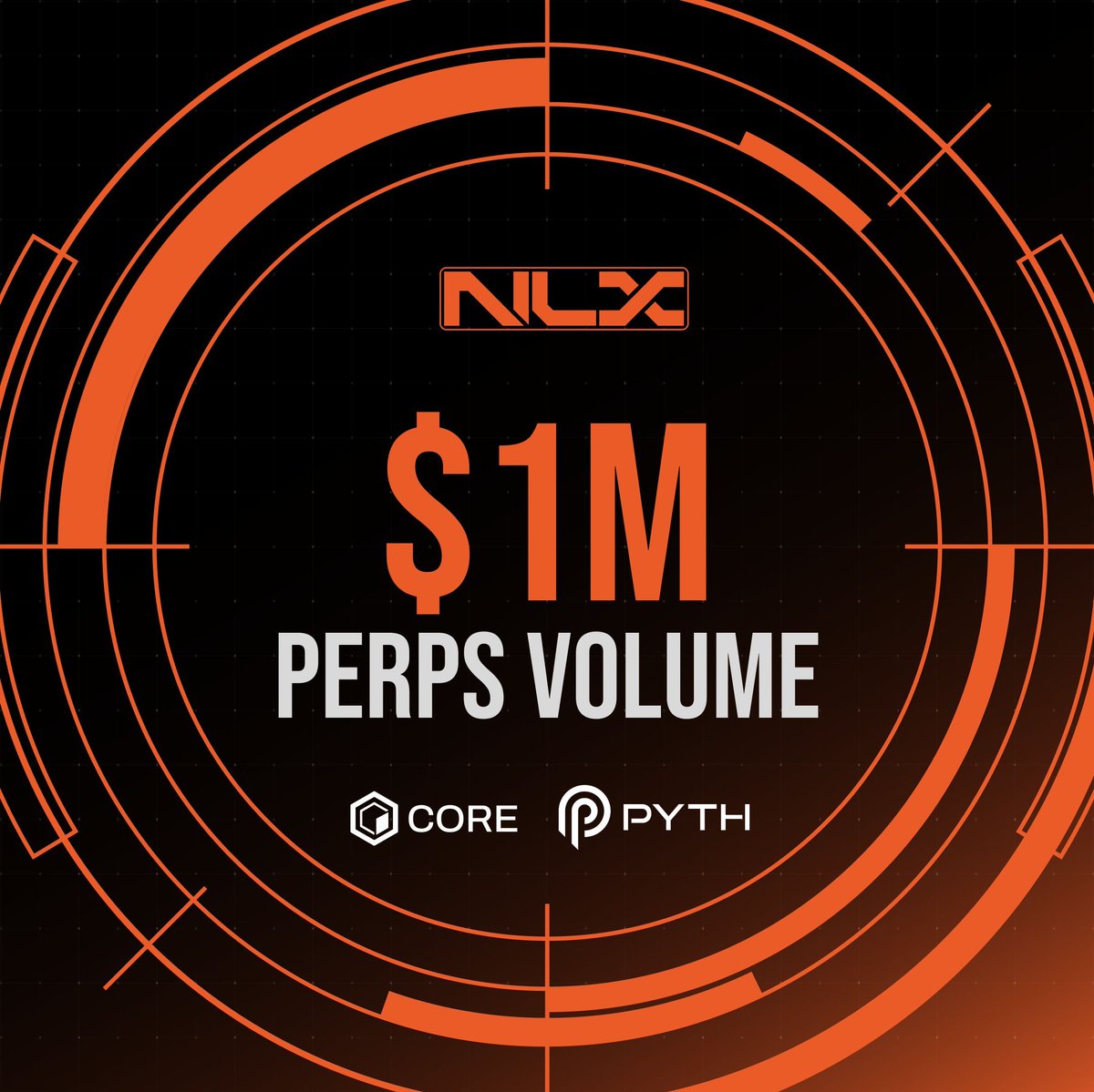 NLX v1 Mainnet (Beta) has reached an incredible milestone

Over $1,000,000 of traded volume, and this is just the start

Built on @Coredao_org
Powered by <a href="/PythNetwork/">Pyth Network 🔮</a>