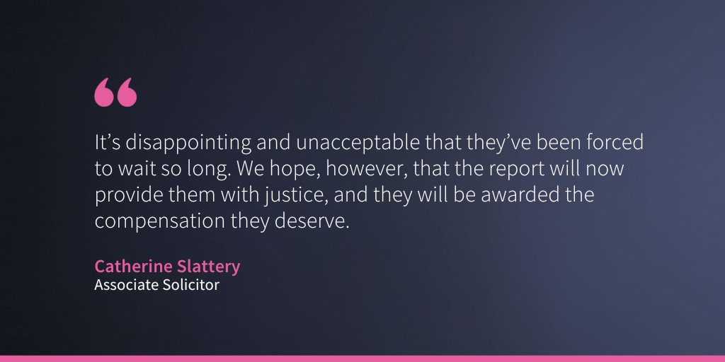 Our expert @CASlattery has welcomed the publication of the final report into the #InfectedBloodScandal, presented today, but has expressed her concerns over the delay in investigating and compensating those affected. Find out more: bit.ly/3VhEXMt