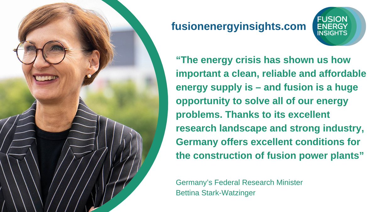 Thanks to its excellent research landscape and strong industry, Germany offers excellent conditions for the construction of fusion power plants.” says Germany’s Federal Research Minister Bettina Stark-Watzinger.

Subscribe -mailchi.mp/fusionenergyin…

#FusionEnergy #EnergyCrisis
