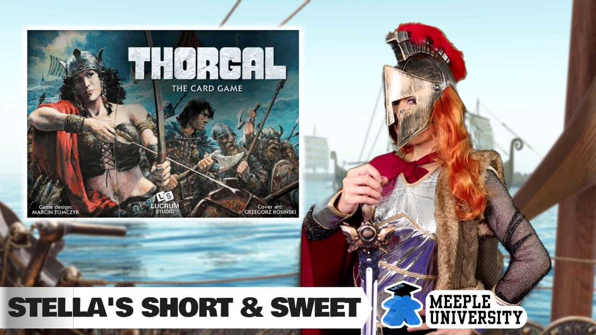 Based on #Thorgam comics universe, #ThorgalTheCardGame is a battle area control game, but with a twist, and using cards for actions or flipped as currency. The Lord of the Three Eagle will explain it to you😆 youtu.be/l4waKJ3_8RQ @Lucrum_Studio