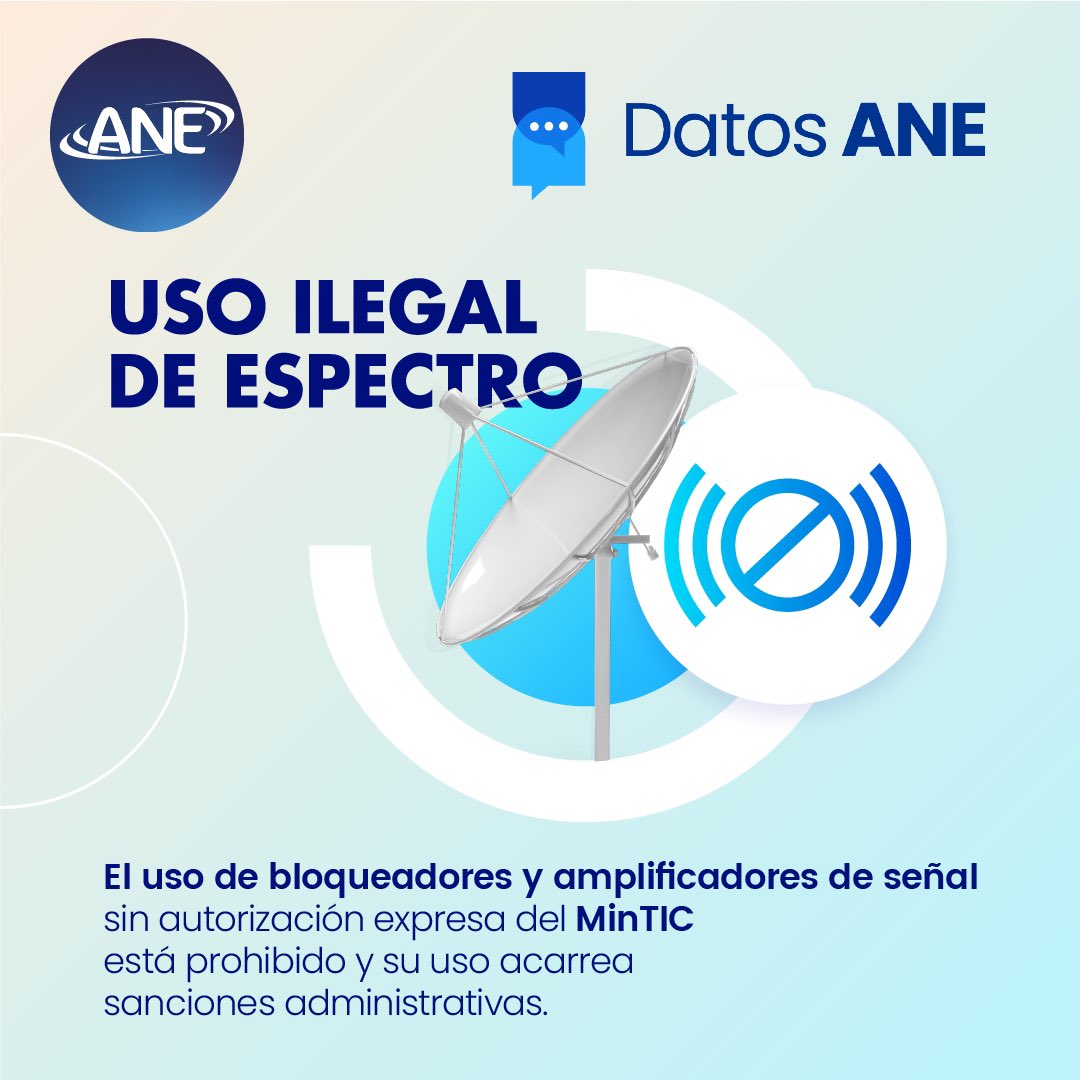 Agencia Nacional del Espectro tweet media