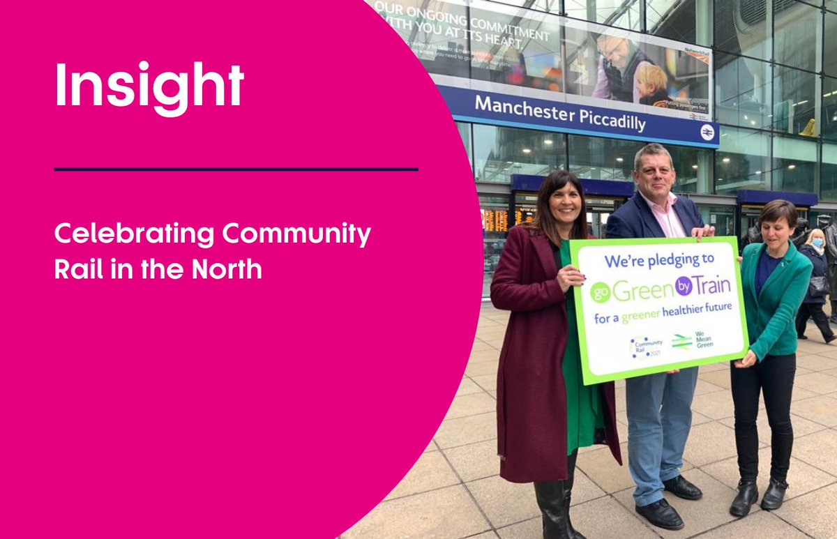 💚 70% of the North’s rail network is ‘adopted’ by local volunteers
🤝 There are over 20 Community Rail Partnerships in the North

👀 Read our Insight piece on how the North is leading the community rail movement: transportforthenorth.com/blogs/celebrat…

#CommunityRailWeek #MoreThanARailway