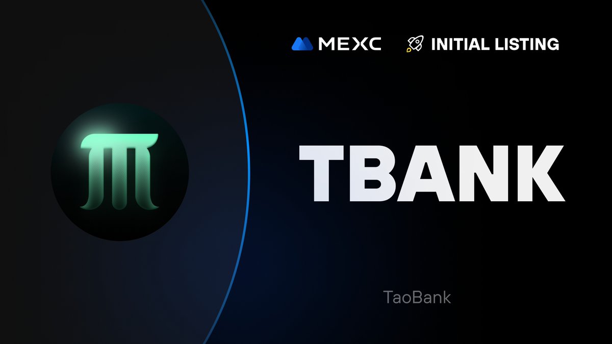 We're thrilled to announce that the @taobnk Kickstarter has concluded and $TBANK will be listed on #MEXC! 🔹Deposit: Opened 🔹TBANK/USDT Trading: 2024-05-20 15:00 (UTC) Details: mexc.com/support/articl…