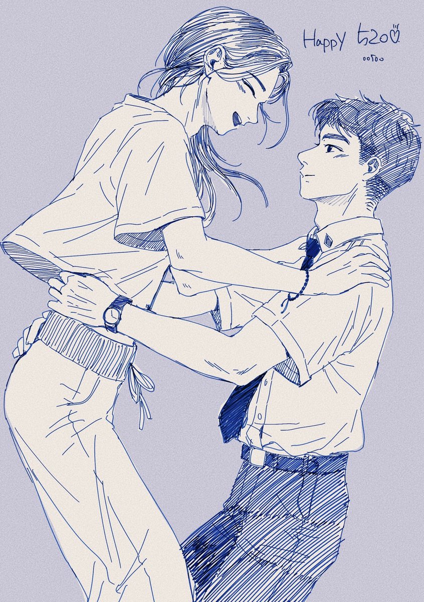 520도 챙기고싶고 소범이랑 진우도 그리고 싶엇습니다👮‍♂️💕🐿️