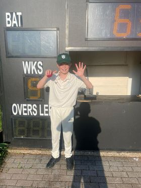 Well done also to Jacob L in 7 Avon who took six wickets on his debut for Worcestershire u12s. What a memorable debut! #ProudSchool