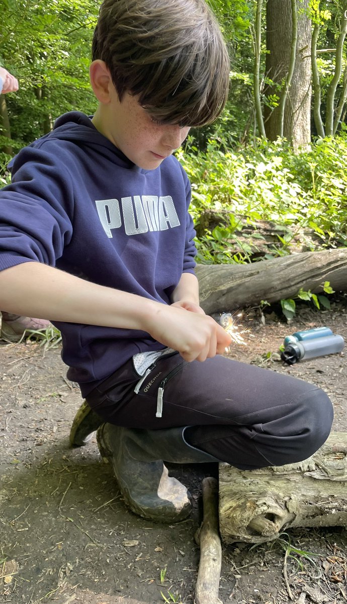 Getting ready for hot chocolate!!