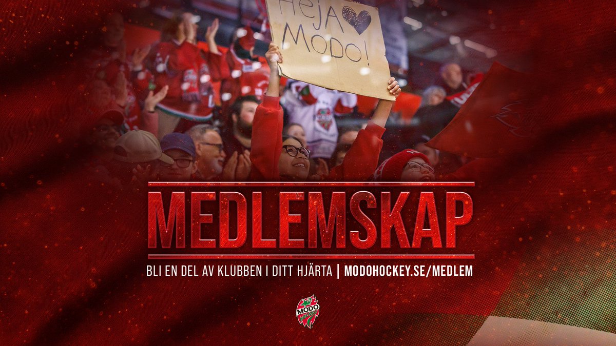 Vi var 4436 medlemmar 23/24 – nu tar vi sikte mot 5000! 🙌

Teckna medlemskap för säsongen 2024/2025, bli en del av klubben i ditt hjärta och ta del av allt som ingår för en medlem.

✏️ Teckna här: svenskalag.se/modo/formular/…

📜 Läs mer: modohockey.se/article/bbqasd…

#modose