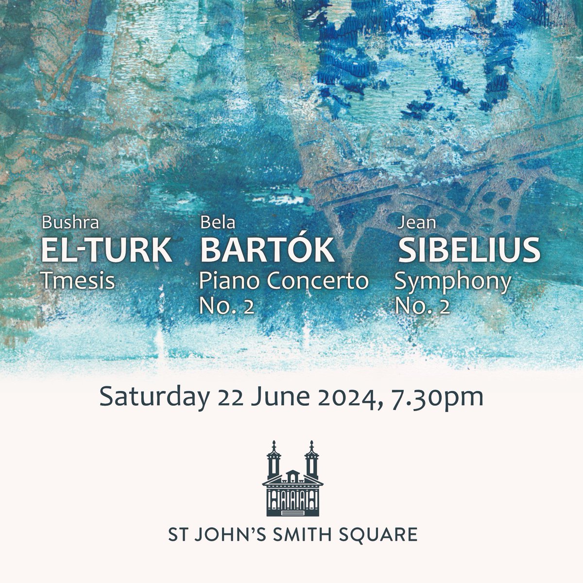 FulhamSO's tweet image. Tickets are now on sale for Sibelius, Bartók and El-Turk on 22 June at St John’s Smith Square, with soloist @RolfHind. Book now! 
fso.org.uk/summer-2024/