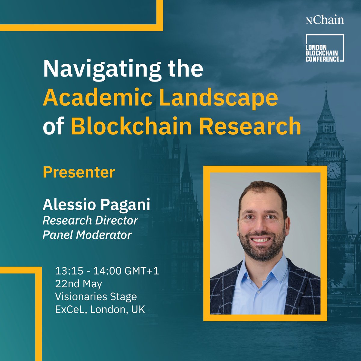 Our Research Director, Alessio Pagani @_elluff , will be moderating a panel for ‘Navigating the Academic Landscape of Blockchain Research: Opportunities, Challenges, and Collaborative Initiatives’ at the London Blockchain Conference @LDN_Blockchain . During the panel, Alessio,