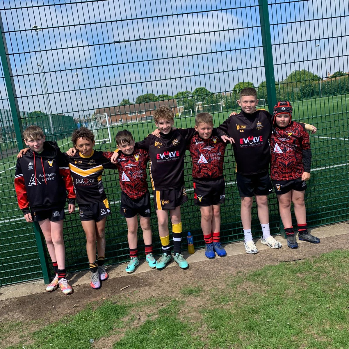 Very proud of this little gang, who came up against each other in the Leeds Rhinos Challenge play-off at Butlins this weekend. Minutes after they came off the pitch they were the best of friends again! Well done Birstall Victoria and Drighlington for great sportsmanship!