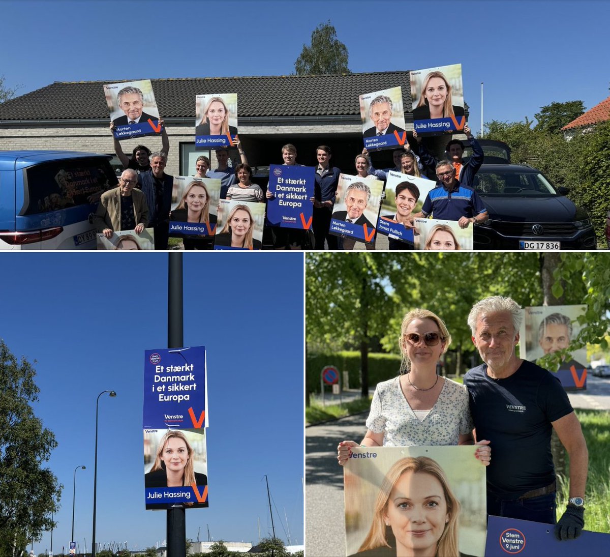 Der er dit første kys 💋

Der er dit første skridt 👶

Og så er der første gang du hænger i en lygtepæl… 🪜

Det er demokratiets festdag. Og jeg er så taknemlig for alle de frivillige, som kom forbi Gentofte og hjalp med at sætte plakater op. Som ny i lygtepælen er jeg imponeret