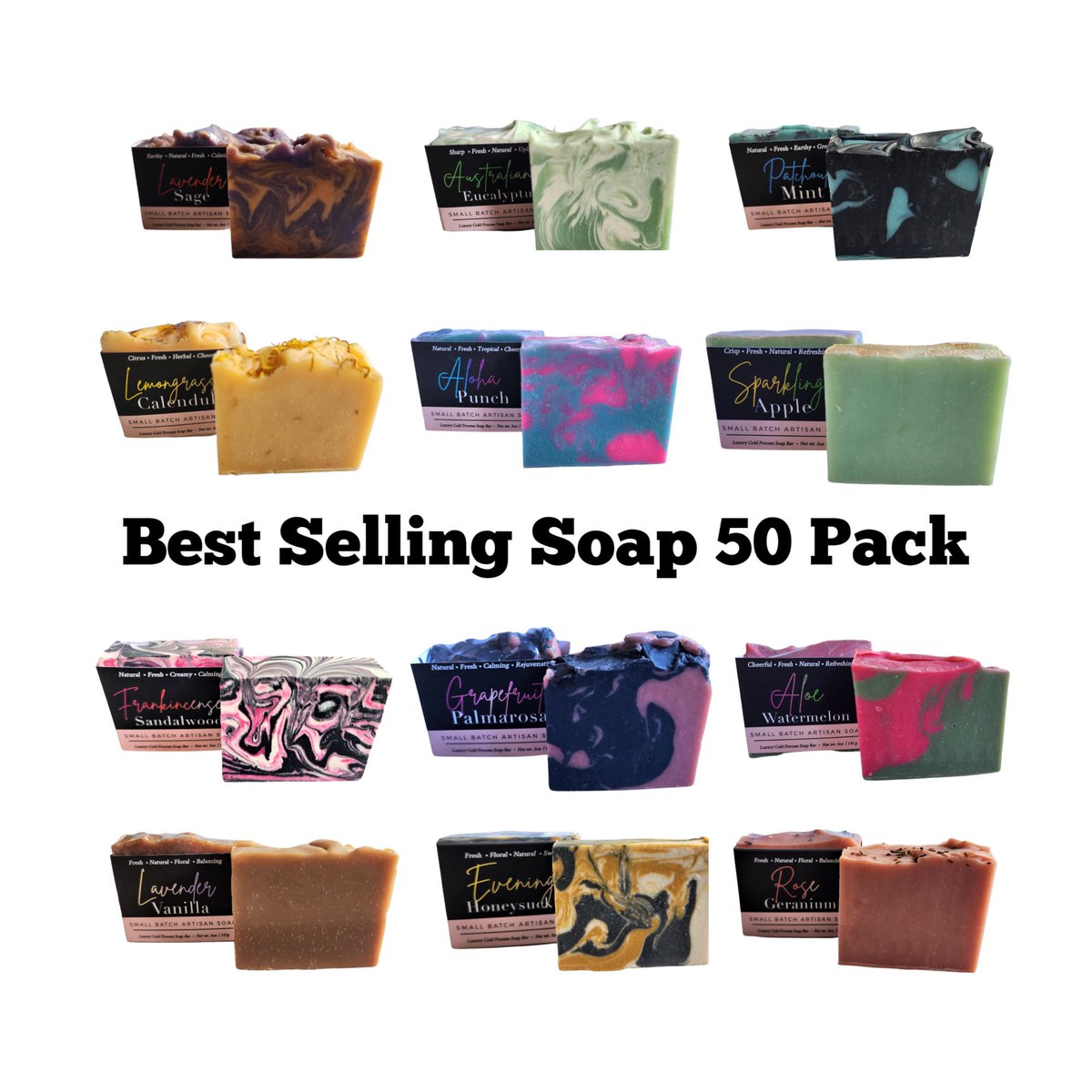 Soap Set Soap Gift 50 pack Best Seller Soap Gifts Soap Christmas Gift Natural Soap Organic Soap Handmade Soap Sale Unique Soap tuppu.net/e22547e3 #Christmasgifts #gifts #selfcare #vegan #Etsy #Soapgift #DeShawnMarie #shopsmall #SoapSale