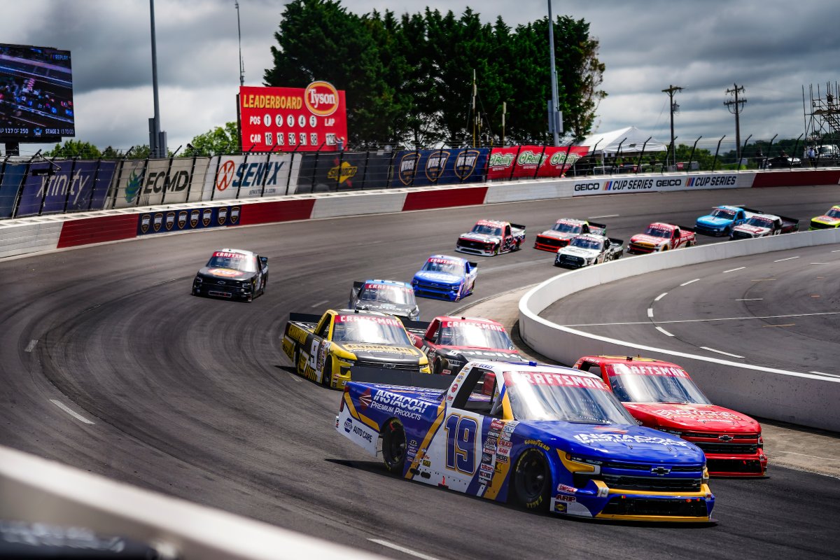 .@christianeckes maintained the @NASCAR_Trucks points lead with his eighth straight top-10 finish on Sunday afternoon in Wilkes County. No. 19 team @NWBSpeedway recap ➡️ tinyurl.com/5xy6str6 #NASCAR