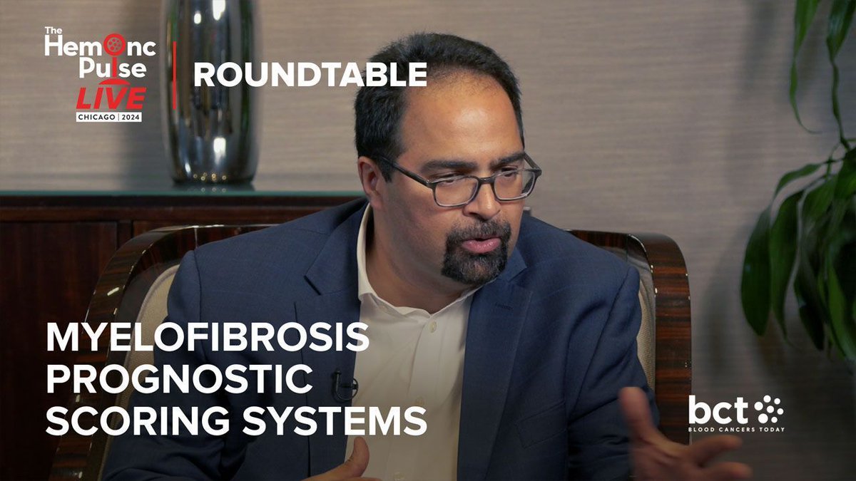 ❓ How are prognostic scores factored into #myelofibrosis frontline therapy planning? 🎬 In this roundtable moderated by @mpdrc, learn the history of prognostic scoring systems from @doctorpemmm and how it's used to make treatment decisions! 📺 buff.ly/3WMN6JY