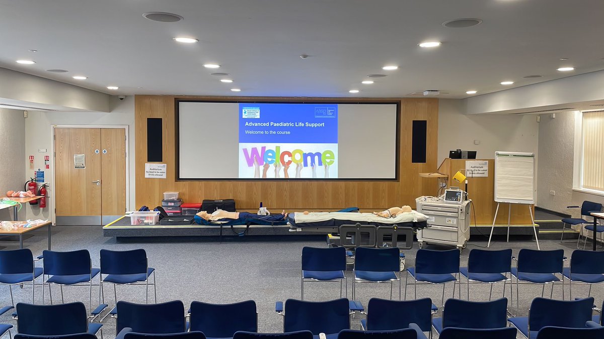NCA_Resus's tweet photo. We are set up and ready for the next 2 days of APLS at @BuryCO_NHS for our wonderful @NCAlliance_NHS colleagues! @_ALSG_ #APLS7e https://t.co/XYLvodqIse