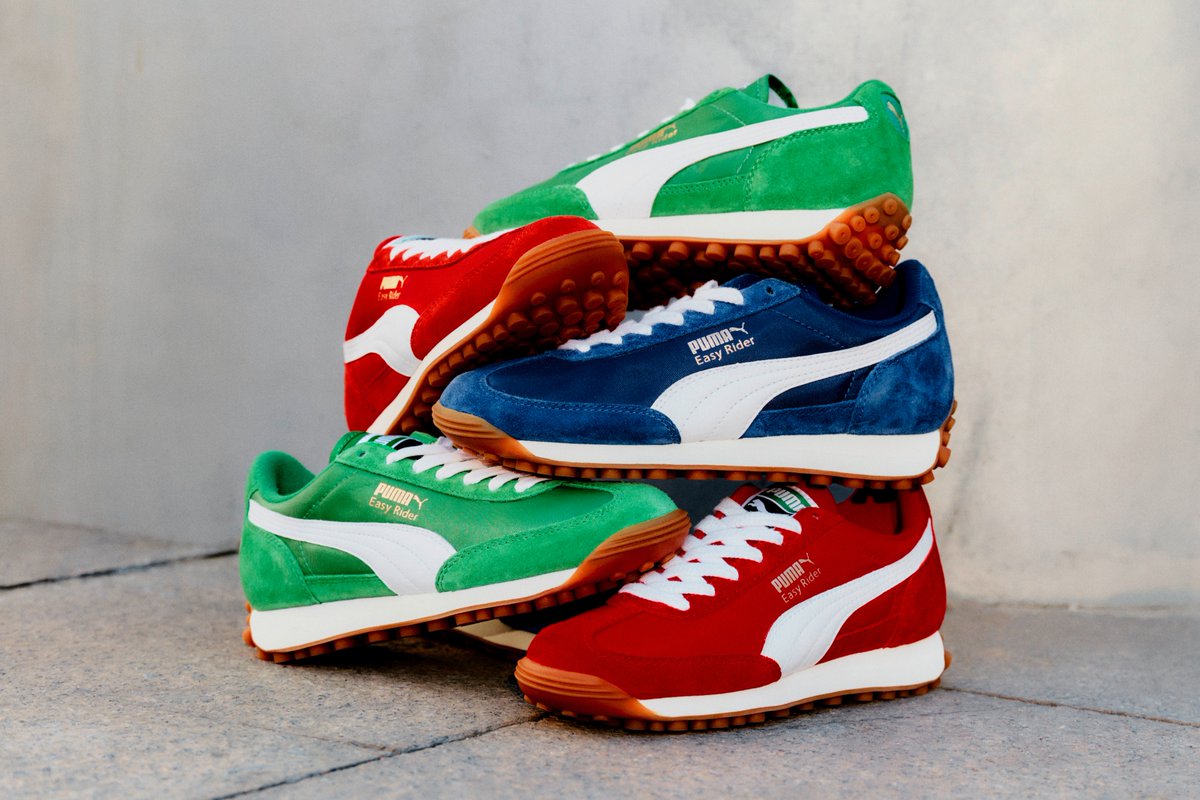 UrbanStreetZA's tweet photo. A CLASSIC REWRITTEN: PUMA TAKES EASY RIDER FROM THE TRACKS TO THE STREETS

Link: https://t.co/X9fXYspvqz

#EASYRIDER #Puma #PUMARetailstores https://t.co/AaQLH1nmQA
#Shesha #SideStep #Sportscene #THESTREETS
#THETRACKS