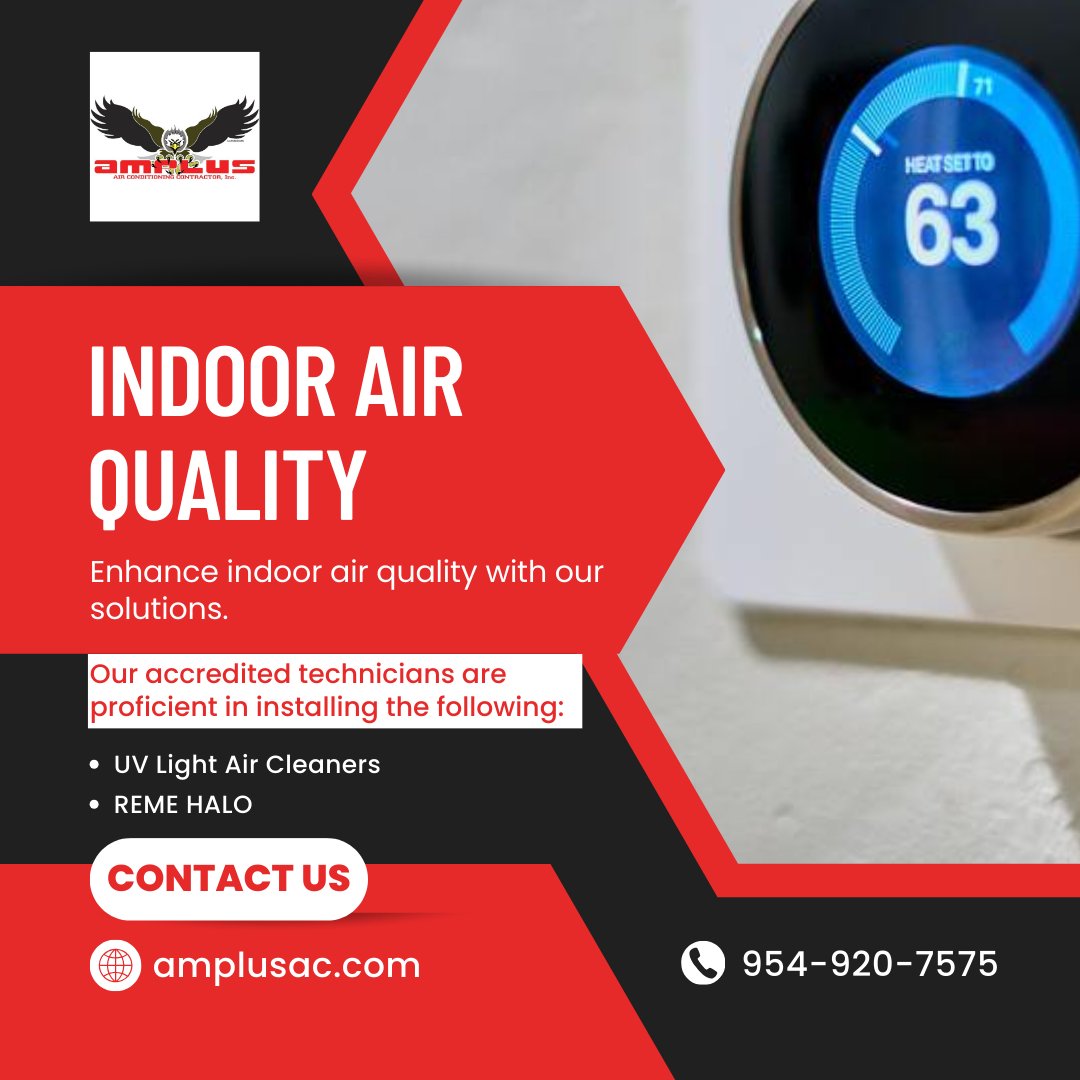 'Optimize indoor air with UV light cleaners, REME HALO, expertly installed.'

#HVACSolutions #FloridaLiving #ComfortEverySeason #TopNotchServices #ElectricalServices #StayCool #HomeComfort #FloridaHVAC #ExpertTechnicians #CallNow  #HVACexperts #EfficiencyMatters #ReliableComfort