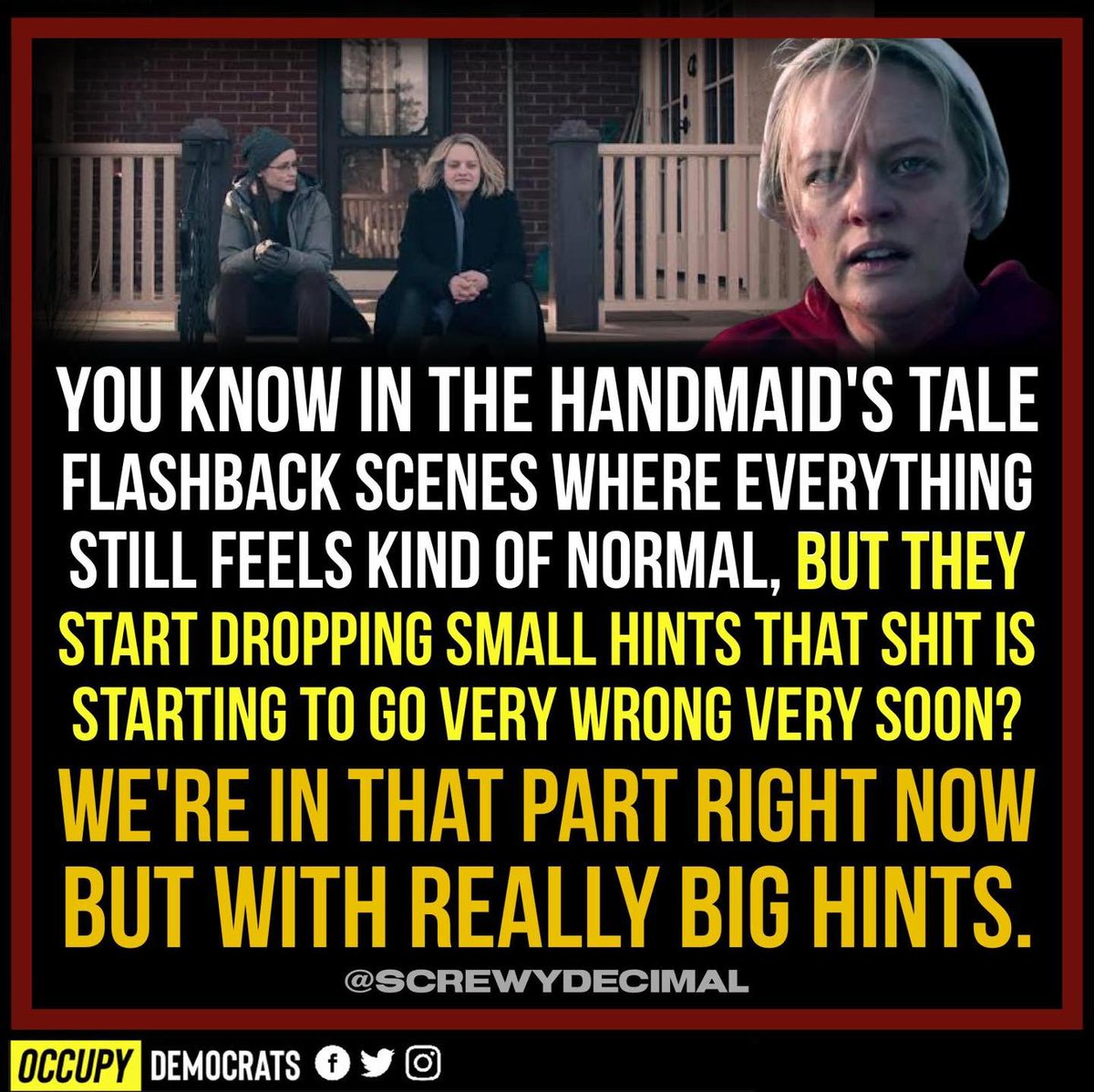 Worse than big hints, they're telling you what they want to do, they want absolute power & they want Trump to be their dictator. #VoteBlueForDemocracy #VoteBlueForFreedom