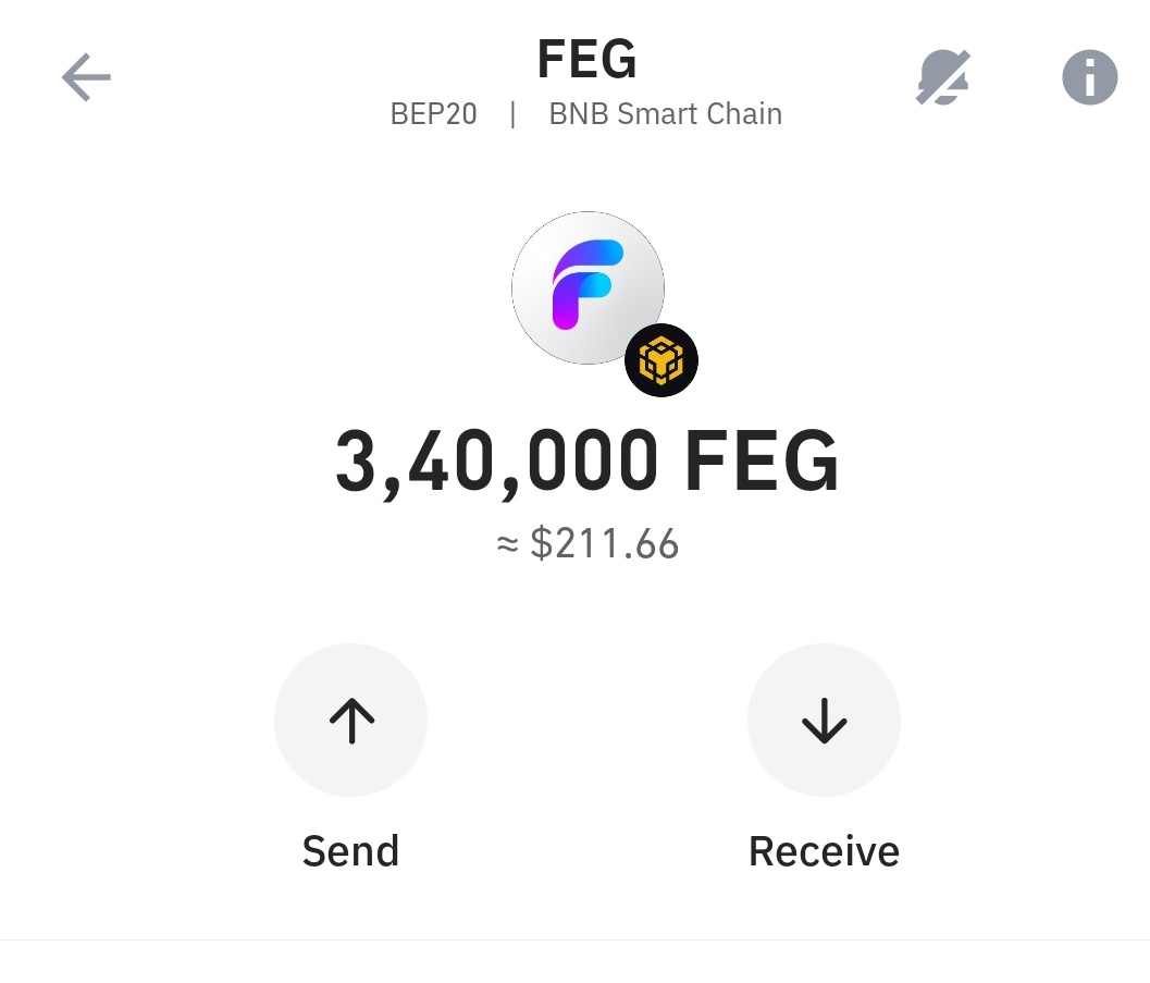Now our lucky wallet holds 340K #Fegtoken 
To win this wallet
Like Retweet and Tag 2 friends 
Join our tg t.me/volcanosmartde…