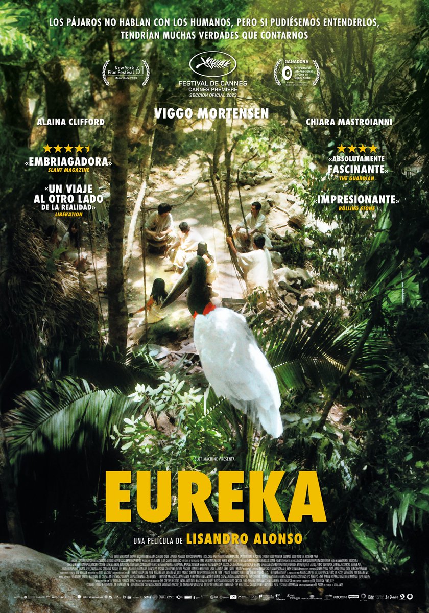 Eureka, lo nuevo de Lisandro Alonso, llegará a la cartelera el próximo 14 de junio, y ya podemos ver tanto su trailer VOSE como su póster español de la mano de @atalantefilms youtube.com/watch?v=lIkief…