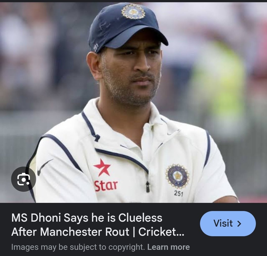 Test cricket is the real cricket they say. Sympathy Mahendra Leg Pain Dhoni as a captain - Won just 3 tests in SENA. Aus & Eng whitewashed India in 2011. Lost home test series against Eng. No overseas 100. Ran away from Australia after the 1st test loss and he never came back.😭