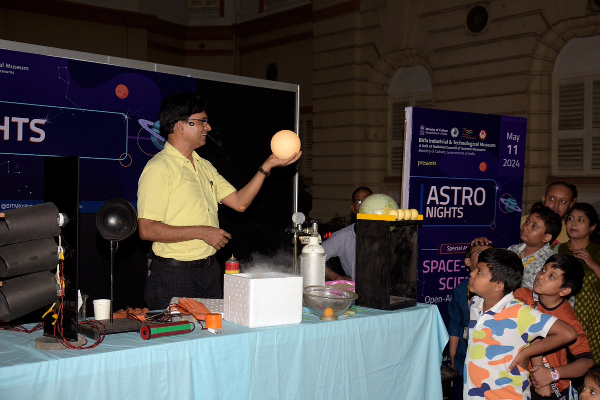 Get ready for #AstroNights - with space themed #ScienceShow, #OpenHouseQuiz and #SkyObservation - on May 21, 2024; 5:00 pm onwards. See you there! #AzadiKaAmritMahotsav #BetiBachaoBetiPadhao @followers