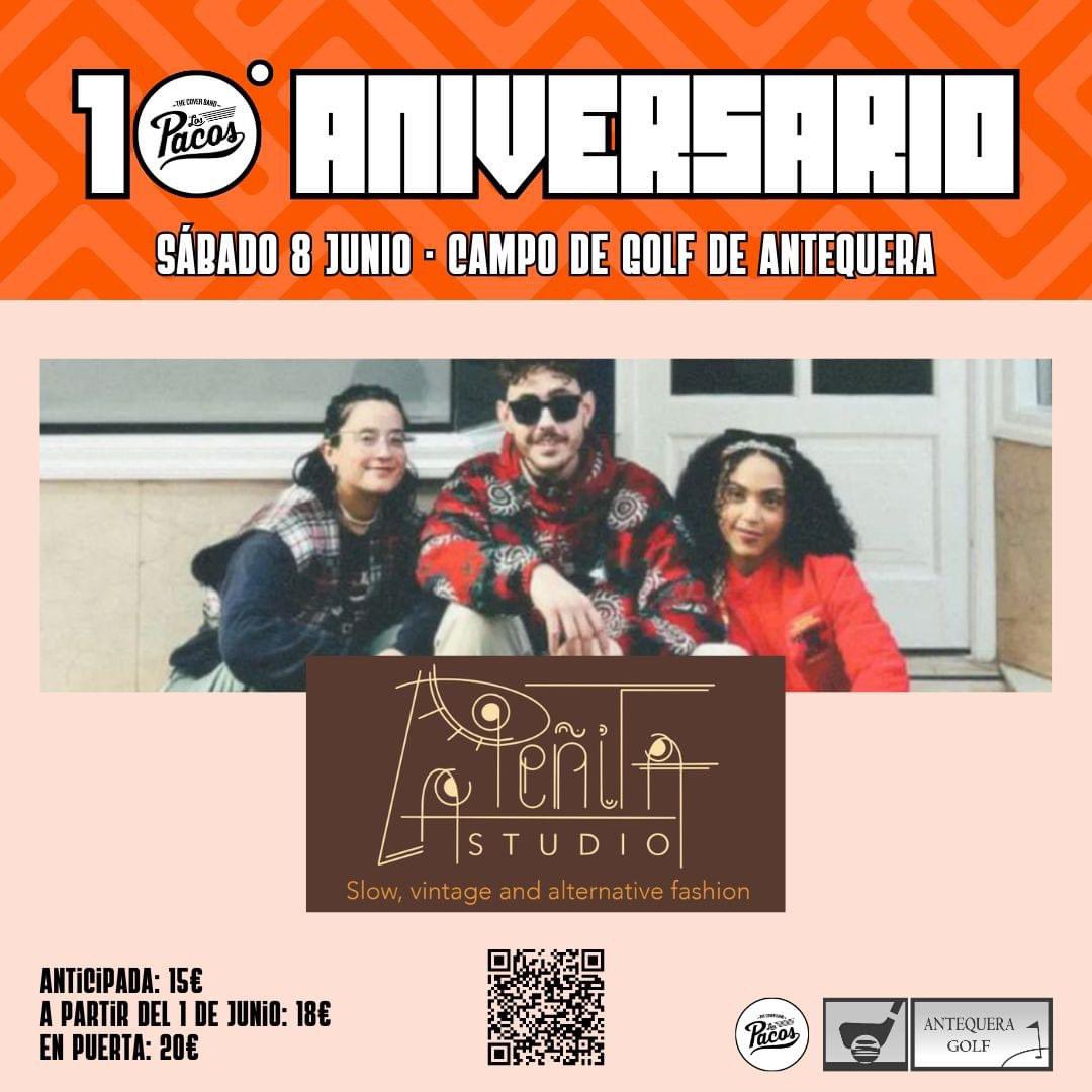 ❗️ COLABORACIÓN ❗️ ¡Los amigos de La Peñita Studio también se apuntan al sarao! Montarán un stand para que os podáis llevar algunas de sus joyitas vintage 👚 con más rollassso.

¡¡Qué poquito queda ya!!

🎟️ Entradas disponibles en: giglon.com/evento/los-pac…

<a href="/AntequeraGolf/">Antequera Golf</a>