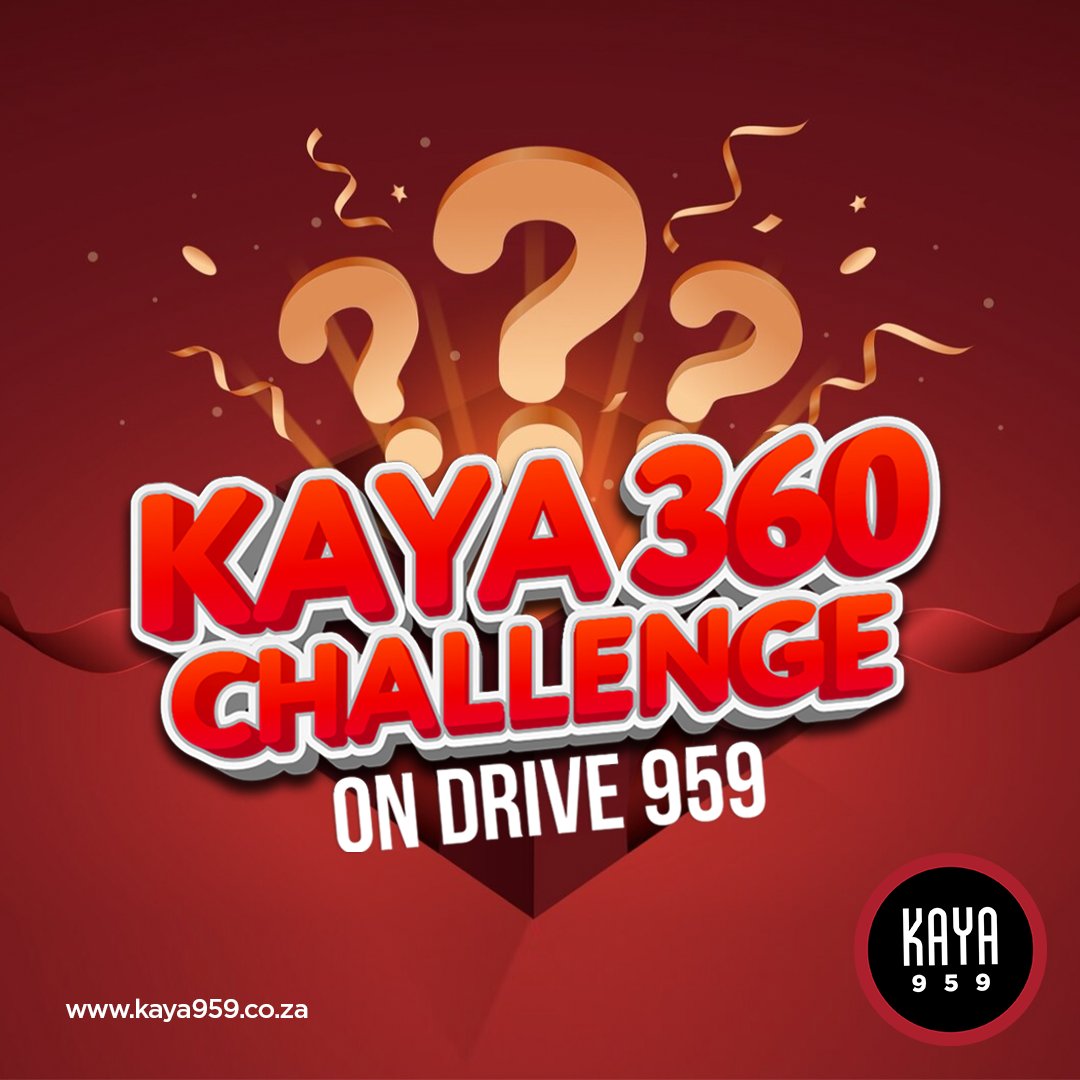 How good is your Kaya 959 memory? Would you like to play the #Kaya360challenge today? Give us a call on ☎️086 00 00 959 - Get 2 out of 3 questions right, and you could be joining our Ultimate Listener's Club, and  first in line for the best on offer for loyal Kaya Listeners!