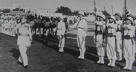 الجنرال بول ليجنتيلهوم في أرض الصومال الفرنسي، 1939 أو 1940'لم ينزف نقطة دم عرب لان اصحاب الارض الصومالين اللي حاربوا الفرنسين والإنجليز وايطاليا وكانت معركة الصومالين