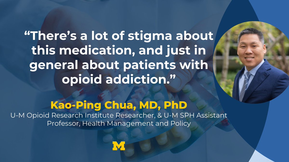 A new study from U-M has found that despite more doctors being able to prescribe a leading addiction treatment for opioid addiction, there has been little change in the number of people taking this key medicine. myumi.ch/Pkm81