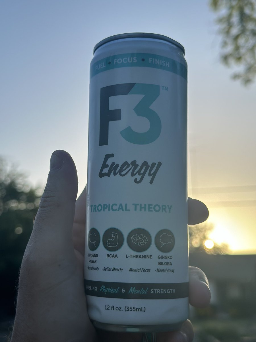 Rise and  shine #risingtide   

#f3energy get yours now!