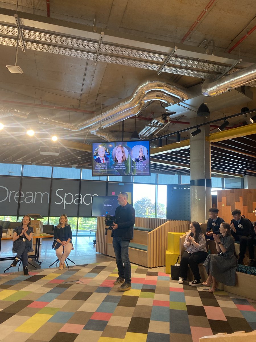 miriambergin's tweet photo. Well done to ⁦@colmhuirecoed⁩ on presenting the self driving framework to the ⁦@Microsoftirl⁩ judges thanks⁦@RTEjr⁩ for brainwaves videos and tv interview experience Thanks ⁦@msajolliffe⁩ for hospitality ⁦⁦@TipperaryETB⁩ https://t.co/Ql56BWBEvm