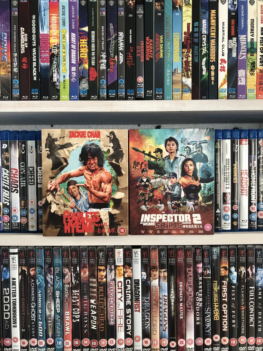 Today’s delivery a couple of @88_Films releases delivered by @Terracotta_Dist 
#actiontwitter #bluray #bluraycollection #jackiechan