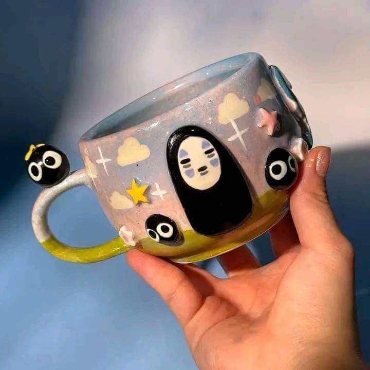 anime_'s tweet image. Ghibli cups ☕️❤️