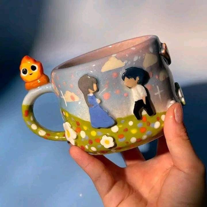 anime_'s tweet image. Ghibli cups ☕️❤️