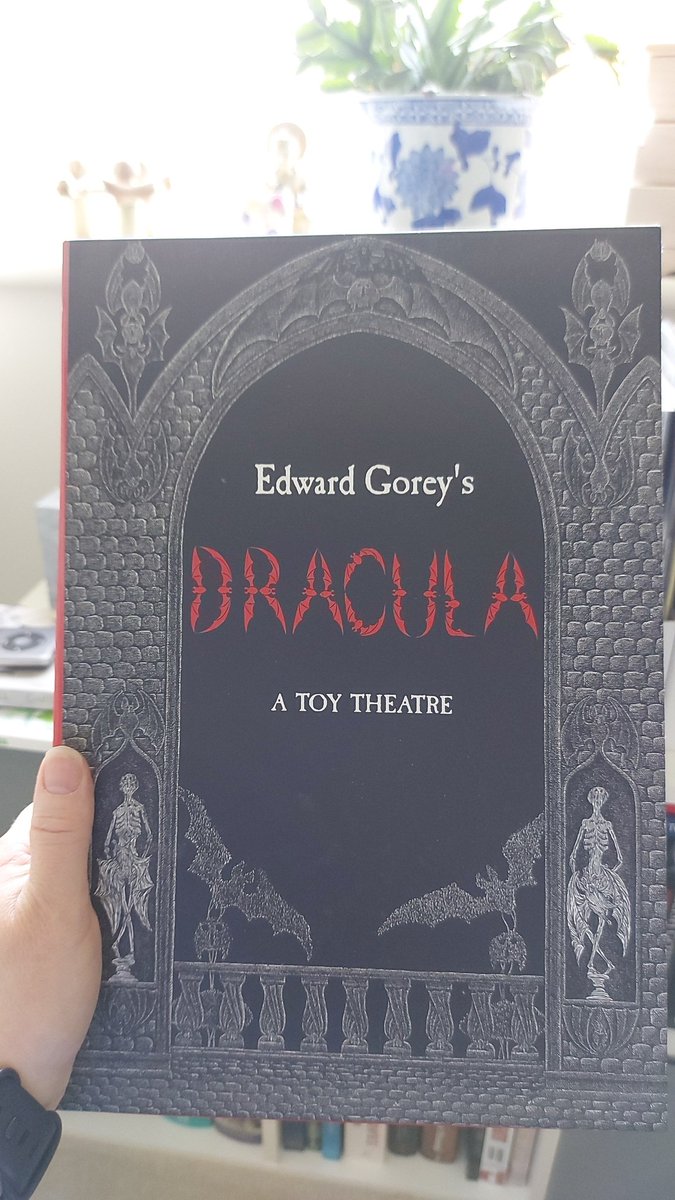 Seeing Whitby trending reminded me that May 26th is #DraculaDay 
So make sure you have your Edward Gorey play theatres ready.