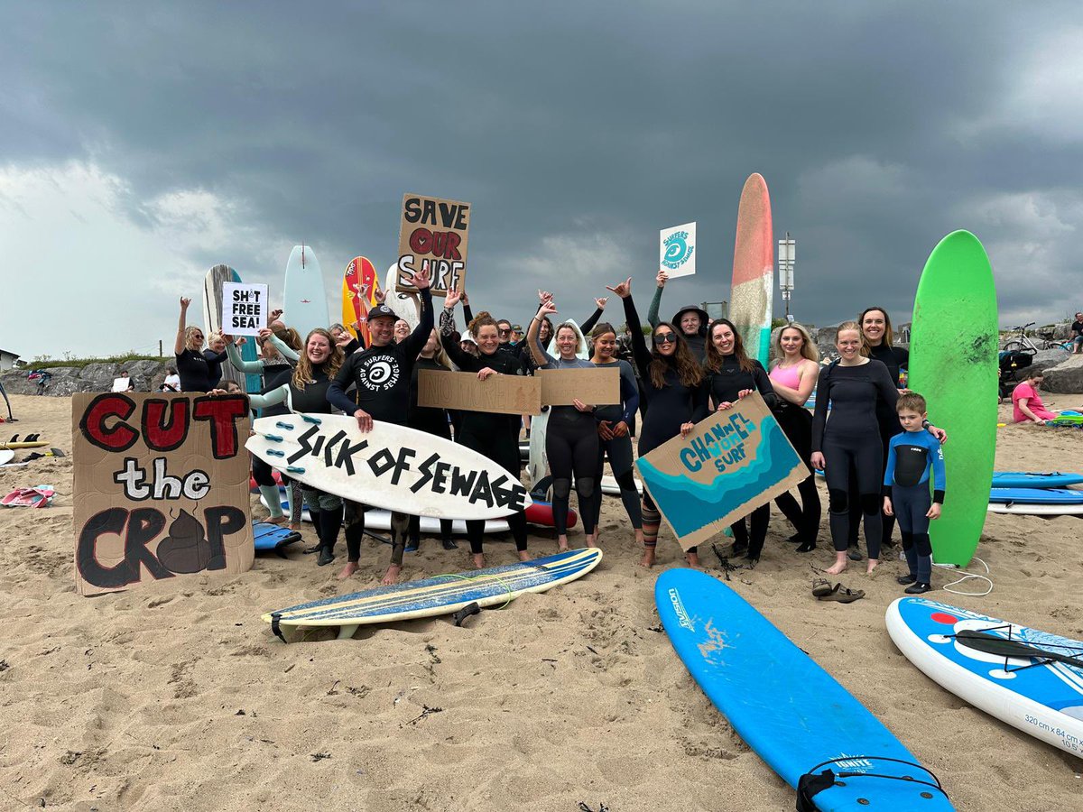 . @sascampaigns Porthcawl.  #sickofsewage