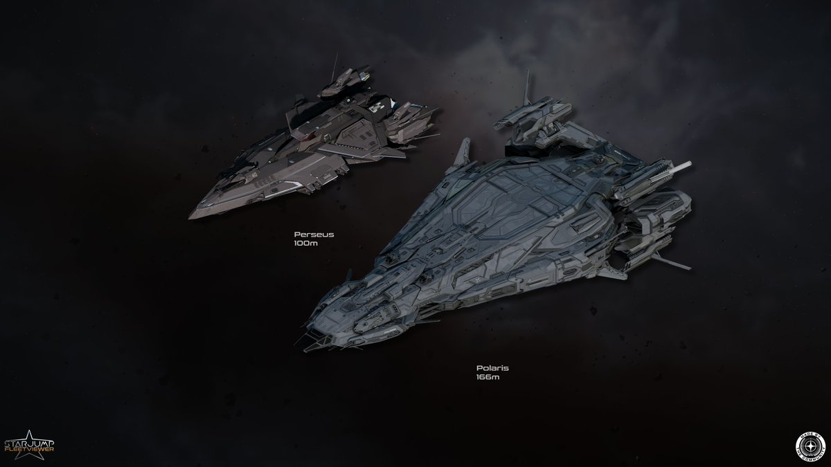 #StarCitizen - ILW2954 - Officially locked in two of my favorite ships this morning.  RSI Polaris, and the RSI Perseus are locked in after maximizing savings from ccu's. Working on a update pic of my entire fleet once the dust settles, after the show. 💯🫡