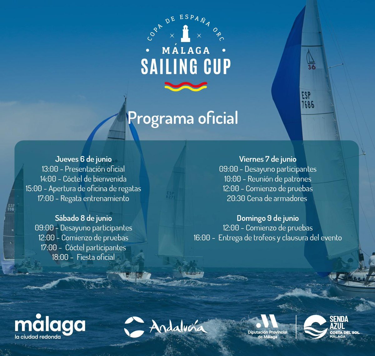 🔸ACUERDO DE COLABORACIÓN🔸

➡️La APDM ha establecido otro acuerdo de colaboración, esta vez con la Málaga Sailing Cup, donde algun@s de nuestr@s asociad@s participarán en las áreas de social media, presentación y organización de eventos y protocolo. 

🤝¡Mucha suerte a tod@s!👏