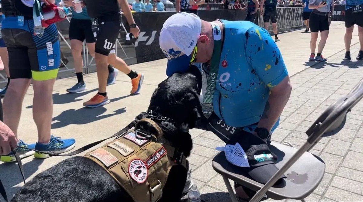 INCREDIBLE ❤️ Three-time cancer survivor and U.S. Air Force veteran conquers IRONMAN in Chattanooga bit.ly/4anvtU9