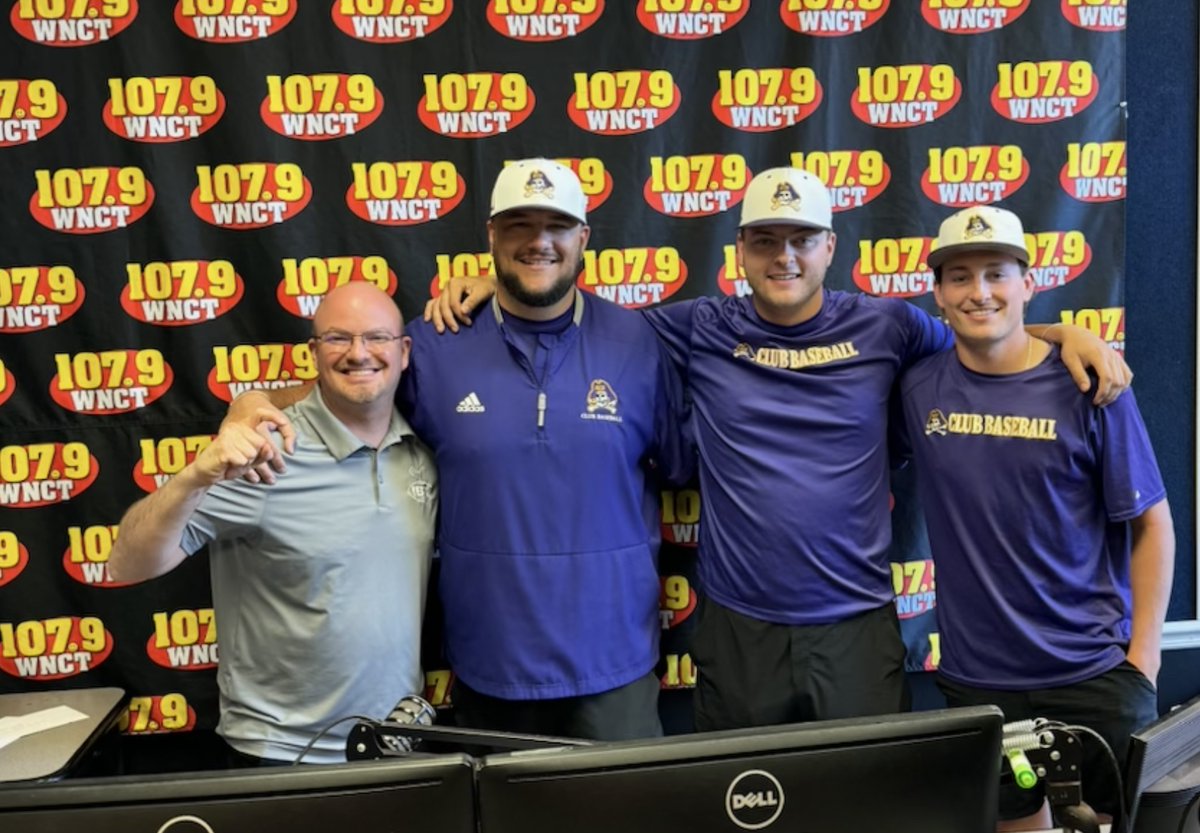msquared_pitt's tweet image. Shoutout to Coach Ben Fox, Shea Ward and Ty Colmore from @ECUClubBaseball, headed to their 9th World Series in Program history &amp;amp; hoping to bring home their 3rd national title!

Club ⚾️ has to cover their own expenses, and you can help 'em out here: tinyurl.com/2fpnw54s 
☠️⚾️🏴‍☠️