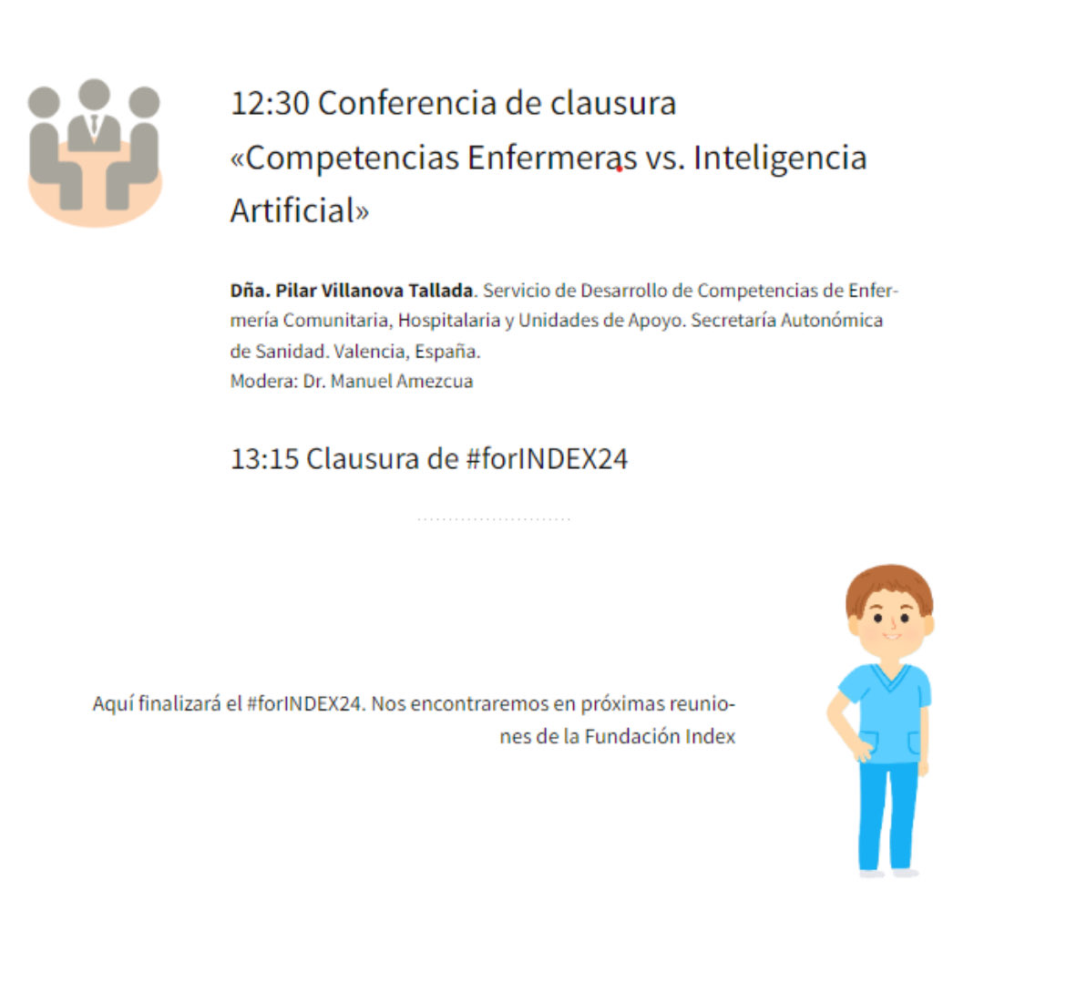 Este año tendré el privilegio de cerrar las jornadas de #infoINDEX gracias a ⁦@manuamezcua⁩ por la invitación, todo un honor aportar mi granito de arena #enfermeria