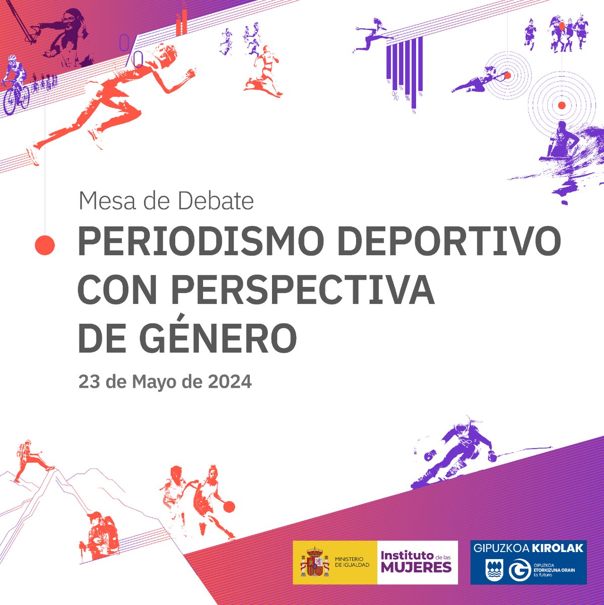 ⚽ ¡Os invitamos a seguir en streaming nuestra #MesaDeDebate sobre #PeriodismoDeportivo con perspectiva de género! 🎥💬

🗓️ 23 de mayo 🕒 a las 16:30h. 🧵
#IgualdadDeGénero #DeporteFemenino #EstudioDeportistas