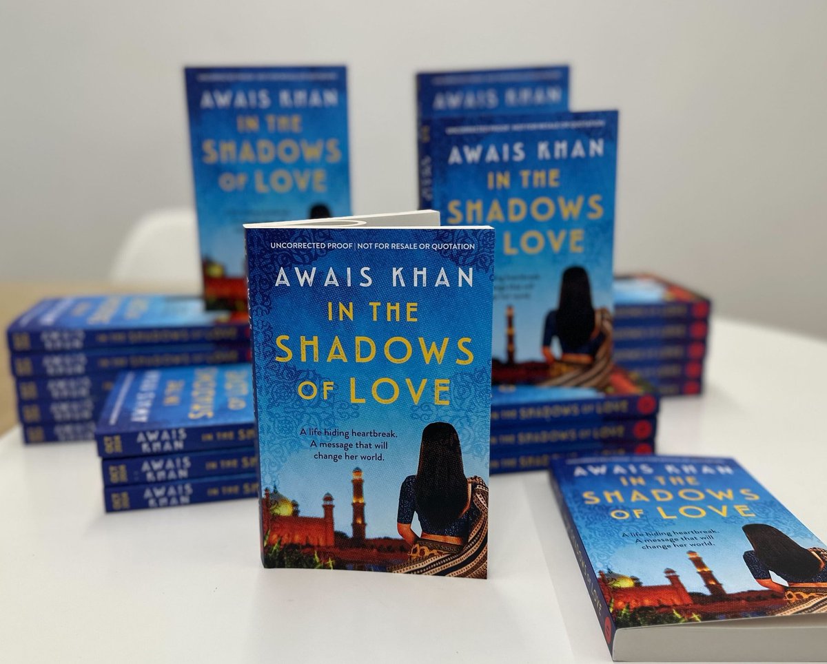 Would you look at that! The proof copies of IN THE SHADOWS OF LOVE are here! Now making their way to authors, bloggers and the press. A life hiding heartbreak. A message that will change her world. Return to Mona's Lahore this October. Pre-Order: herabooks.com/books/in-the-s…
