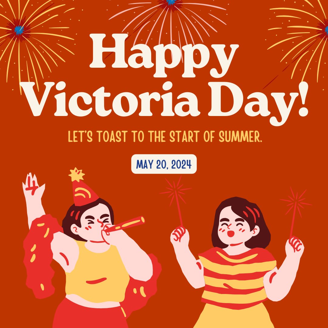 RezOneWaterloo's tweet image. Happy Victoria Day, Rez-One Residents! 🎉

As we celebrate the start of summer, please note that our office will be closed today, May 20th, 2024, for the holiday. Enjoy the fireworks, festivities, and some well-deserved relaxation this long weekend!🌟