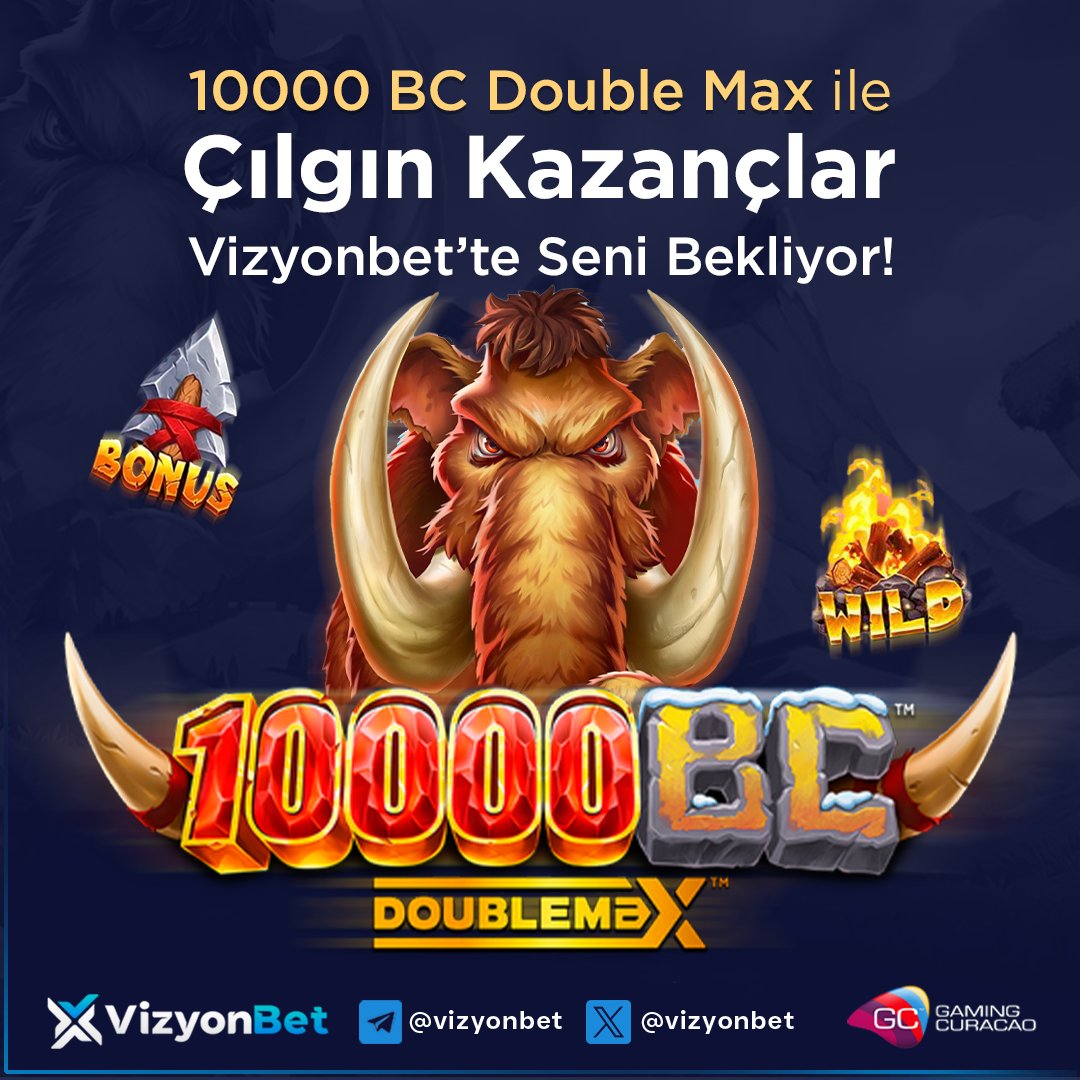 🎰 Tarih öncesi muhteşem kazançlar elde etmek için 10000 BC Double Max ile muhteşem bir yolculuk seni bekliyor! vizyonbet Casino'da eğlenceli slotlar ile devasa çarpanları hedef al, cüzdanını doldur!

t2m.io/vizyongiris