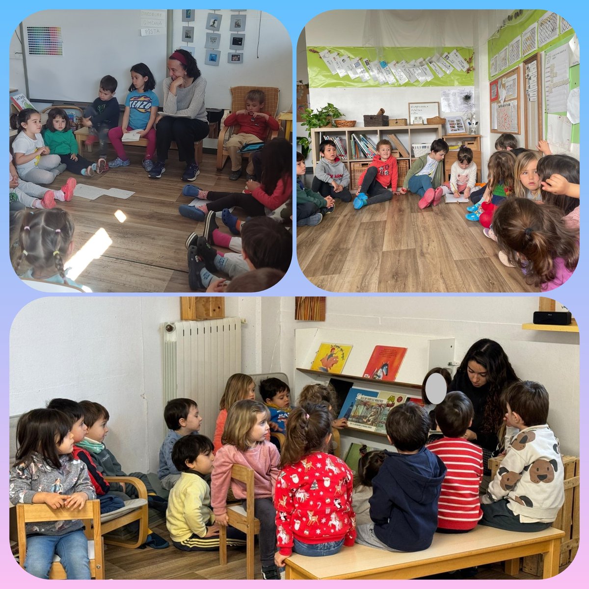 EscolaSolc's tweet image. L'#assemblea a l'etapa d'#Infantil, espai de trobada i de conversa del grup. #curs2324 @EscolesCoop