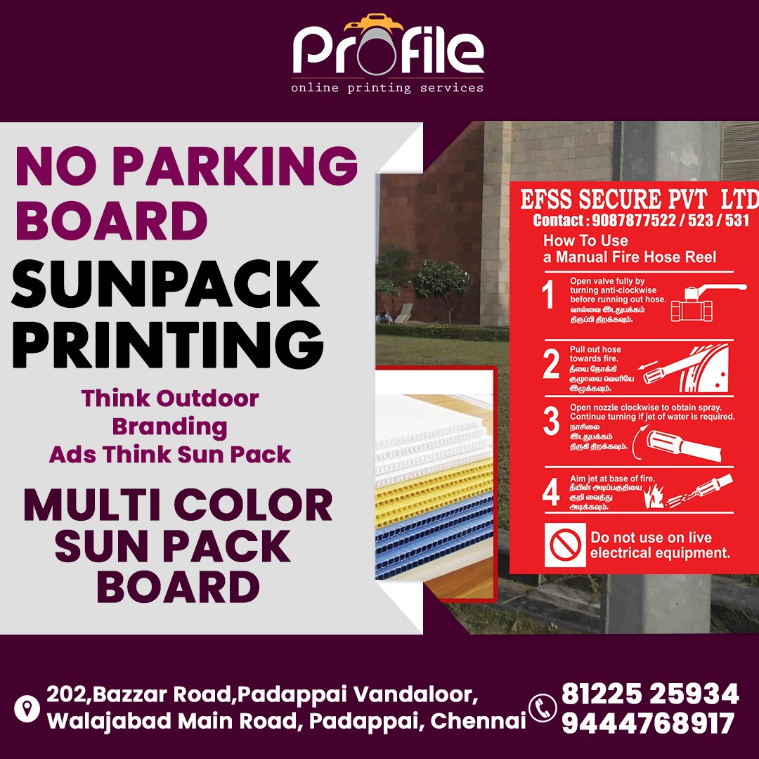 For Contact: 📌
81225 25934
94447 68917
#Profileprinters #onlineprintingservices #bestprice #noparkingboard #sunpack #printing #design #print #graphicdesign #branding #digitalprinting #smallbusiness #directmanufacturerprice #allovertamilnadu